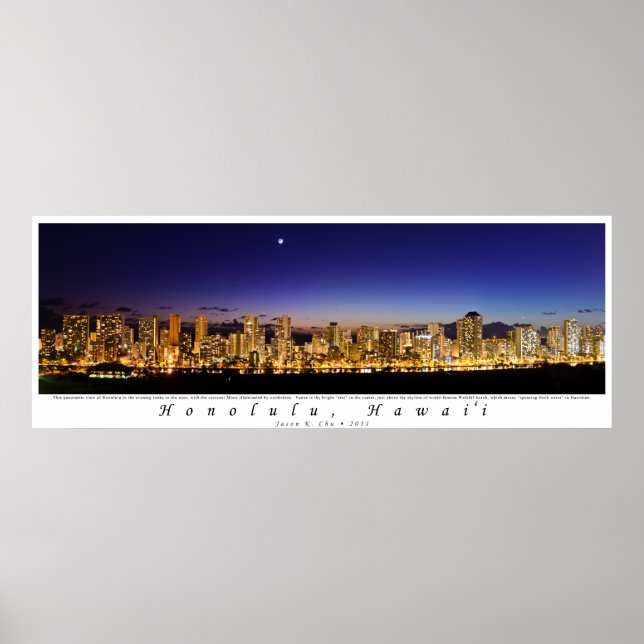 Poster Twilight Sobre Waikiki (Frente)