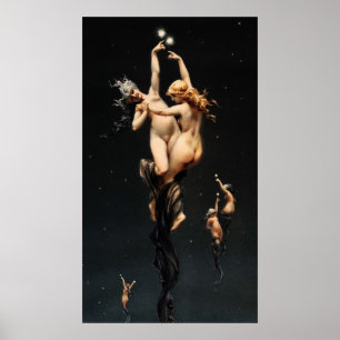 Poster Twin Stars (1851-1896), por Luis Falero.