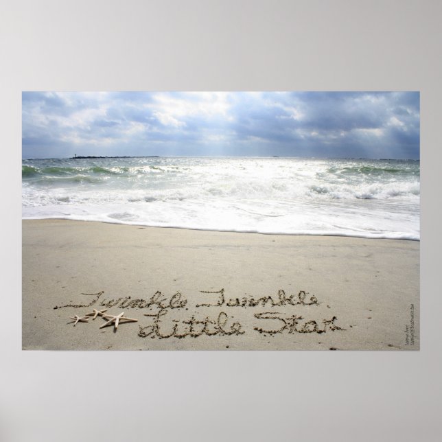 Póster Twinkle de Beachwrite (Frente)