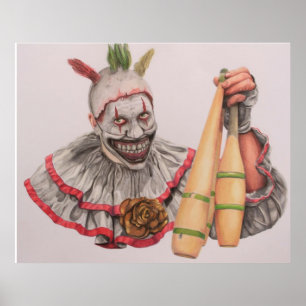 Poster Twisty, o Palhaço