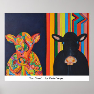 Poster Two Cows