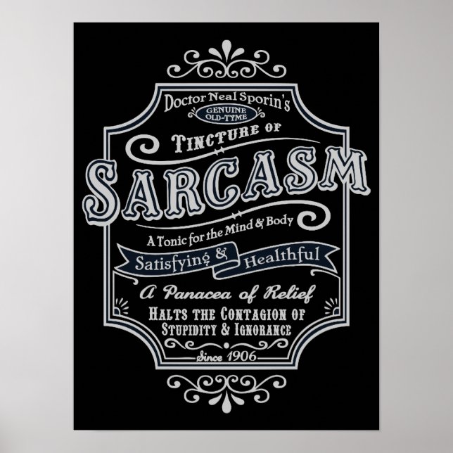 Póster Tyme Sarcasm (Frente)