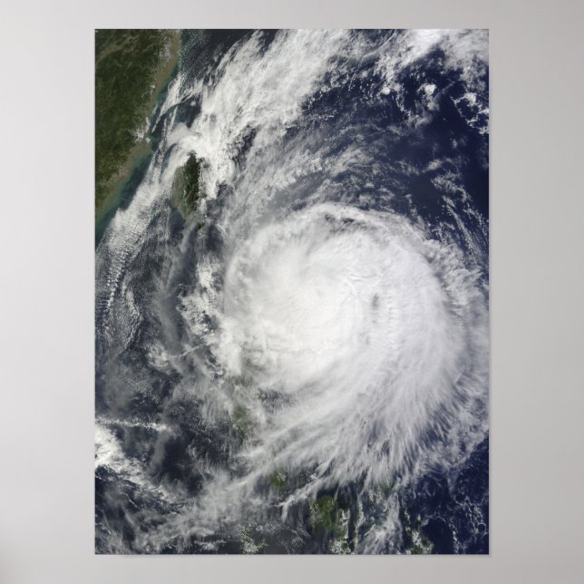 Póster Typhoon Lupit das Filipinas (Frente)