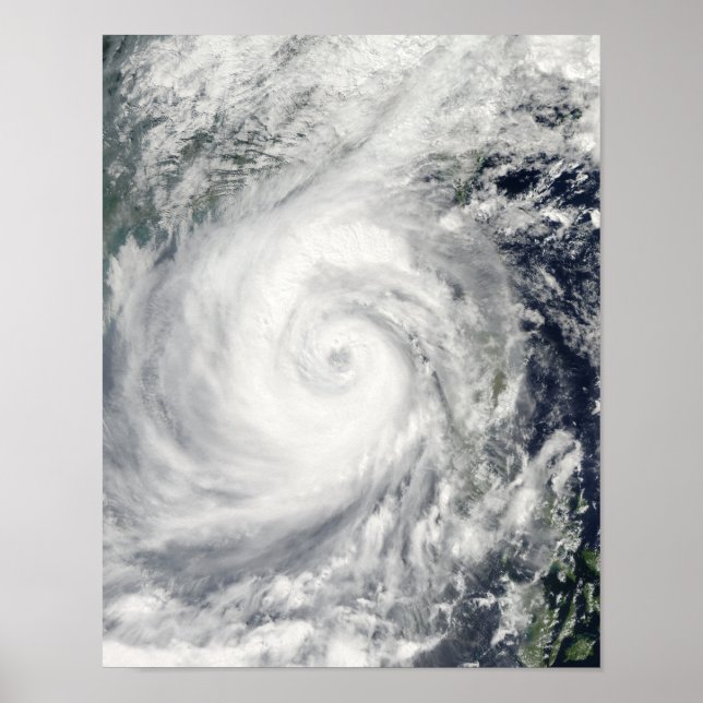 Póster Typhoon Megi 4 (Frente)