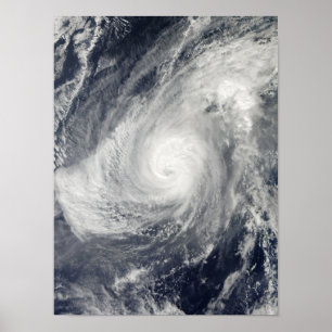 Poster Typhoon Nida south-southwest of Iwo Jima