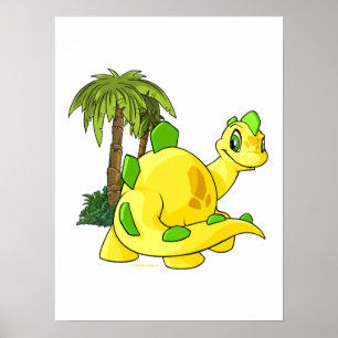 Póster Tyrannian  yellow Chomby gazing