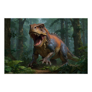 Póster Tyrannosaurus Fun Ecology T-Shirt