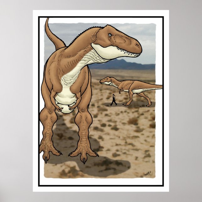 Poster Tyrannosaurus rex 3 (Frente)