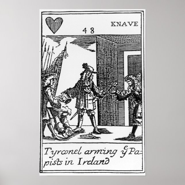 Póster Tyrconnel Arming, os Papistas na Irlanda (Frente)