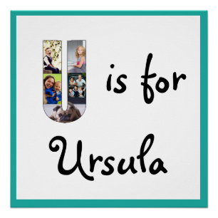 Póster U é para nome