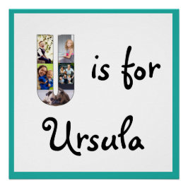 Póster U é para o nome