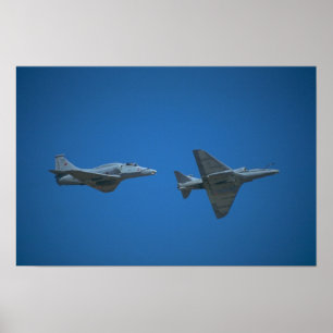 Póster U.S. Agressor do marinho/Douglas A-4 Skyhawk