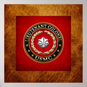 Póster U.S. Fuzileiros navais: Tenente Coronel (USMC