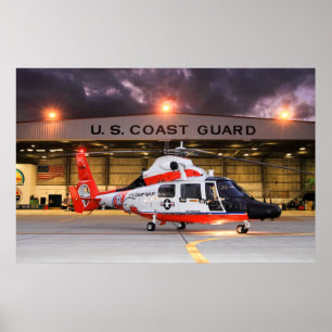Poster U.S. Helicóptero da guarda costeira