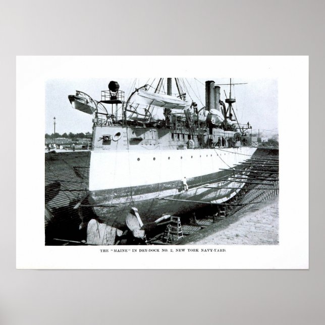 Poster U.S.S. Maine (Frente)