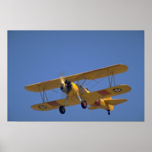 Poster U.S. Versão do marinho, Stearman N3N3