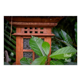 Póster Ubud Viagem, Bali Viagem