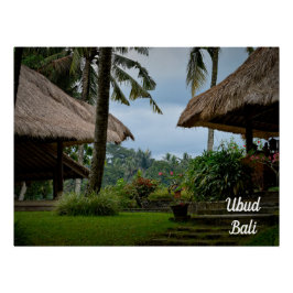 Póster Ubud Viagem, Bali Viagem