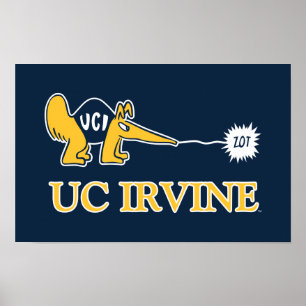 Poster UC Irvine UCI Anteatistas Zot!
