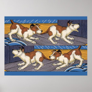 Póster UCH! cachorro morde cachorro