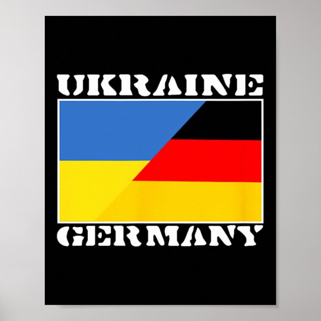 Poster Ucrânia Alemanha  (Frente)