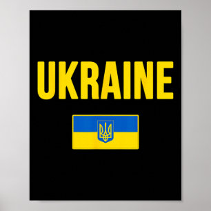 Poster Ucrânia Bandeira Ucraniana 3