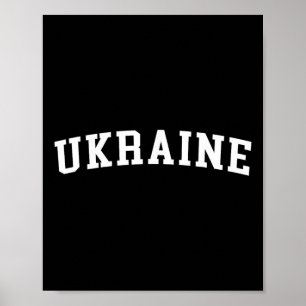 Poster Ucrânia Bandeira Ucraniana Zelensky Tryzub Em Mili