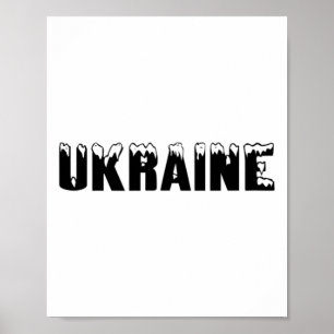 Poster Ucrânia coberta de neve - Souvenir de Inverno Ucra