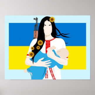 Poster Ucrânia Mulheres