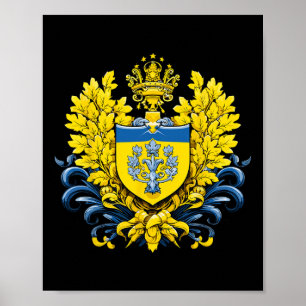 Poster Ucrânia Orgulho Presidente Ucraniano Volodymyr Zel