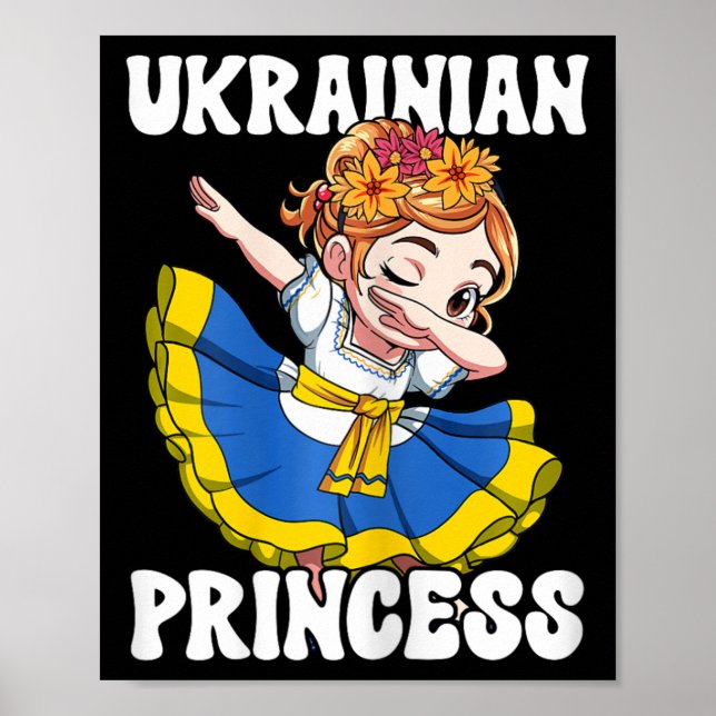 Poster Ucrânia Princesa Ucraniana (Frente)