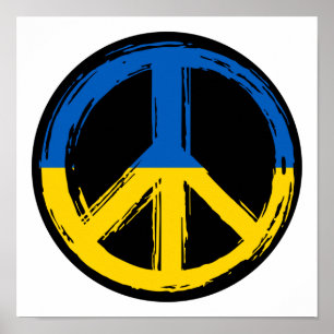 Poster Ucrânia - Símbolo de Paz