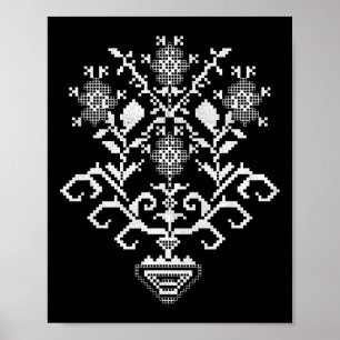 Poster Ucrânia Ucraniano Kiew Trysub Bandeira 6