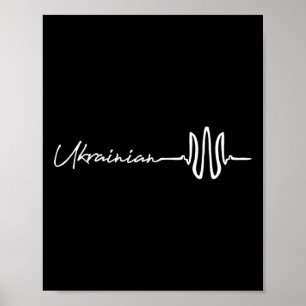 Poster Ucraniano Zelensky Ucrânia Patriótico Ucranianos E