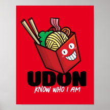 Udon personalizável sabe quem eu sou