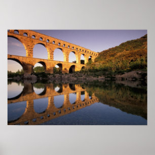Poster UE, França, Provença, Gard, Pont du Gard. 2