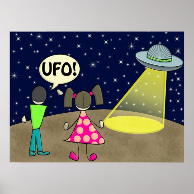 Póster ufo (Frente)