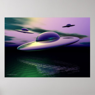 Póster UFO clássico