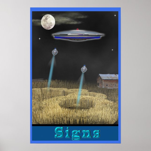 Póster UFO do Círculo de Corte (Frente)