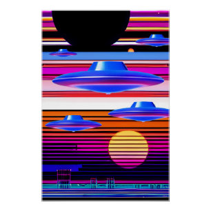 Póster UFO Nostalgia