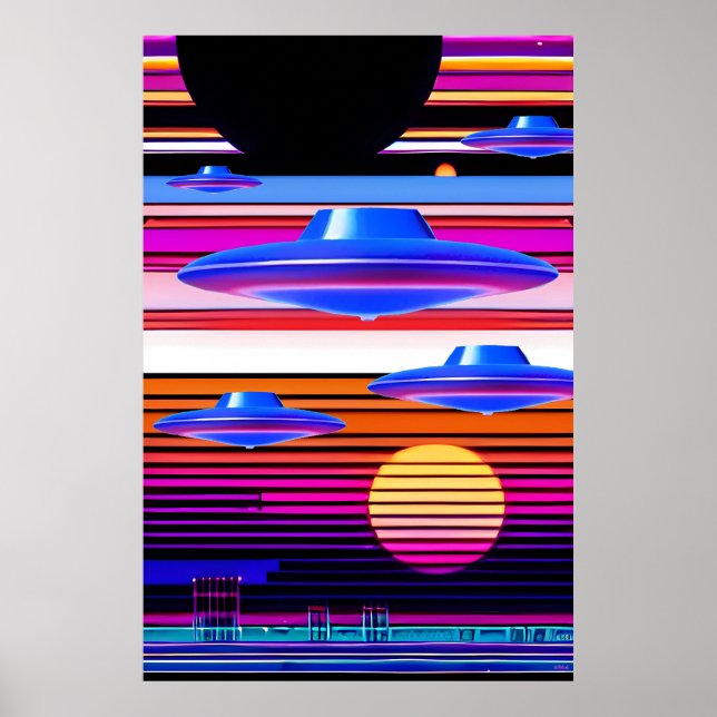 Poster UFO Nostalgia (Frente)