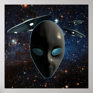 Poster UFOs e aliens