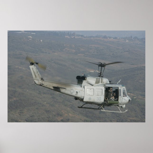 Poster UH-1N Huey (Frente)
