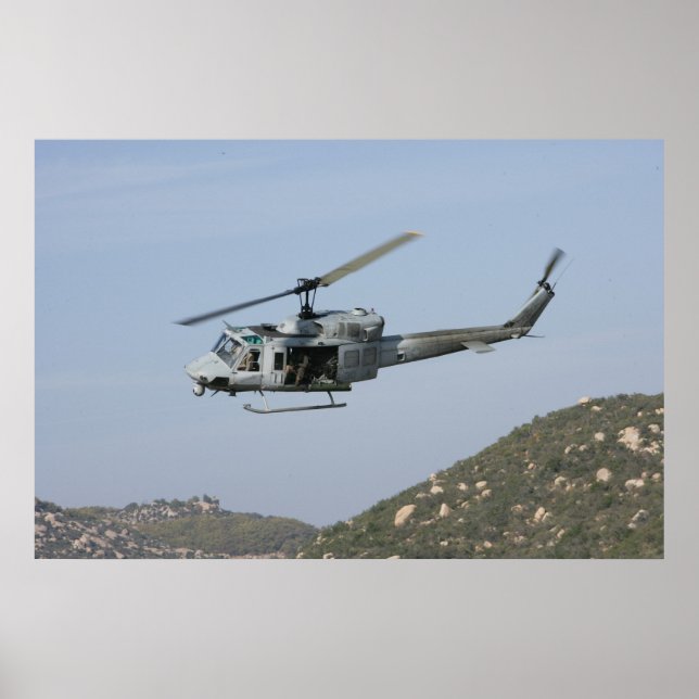 Poster UH-1N Huey (Frente)