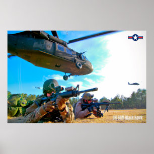 POSTER UH-60M PRETO