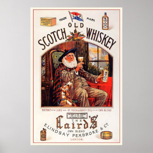 Poster Uísque Escocês Escócia Escocês Celta Edimburgo