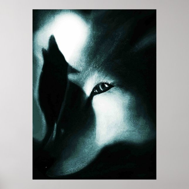 Poster uivadores noturnos (Frente)