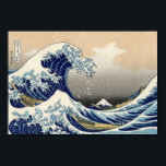 Poster Ukiyoe　富嶽三十六景神奈川沖浪裏<br><div class="desc">葛飾北斎の最高傑作</div>