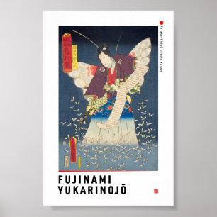 Poster ukiyoe - Fujinami Yukari no jō - mágico japonês