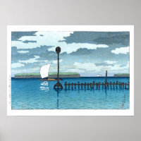 ukiyoe - hasui - C09 - Off Shinagawa -
